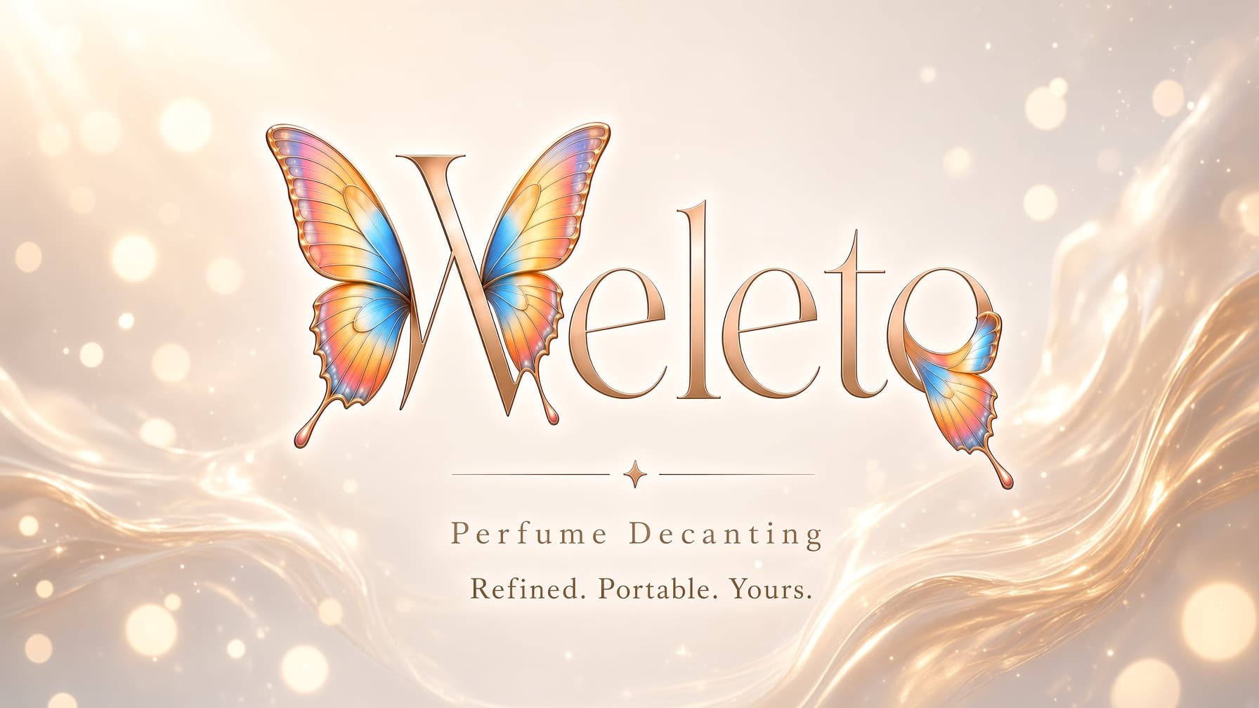 Weleto — perfume decanting. Refined. Portable. Yours.